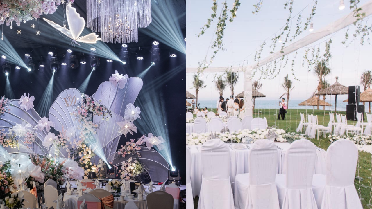 Theme tiệc cưới đẹp bộ đôi ngọt ngào
