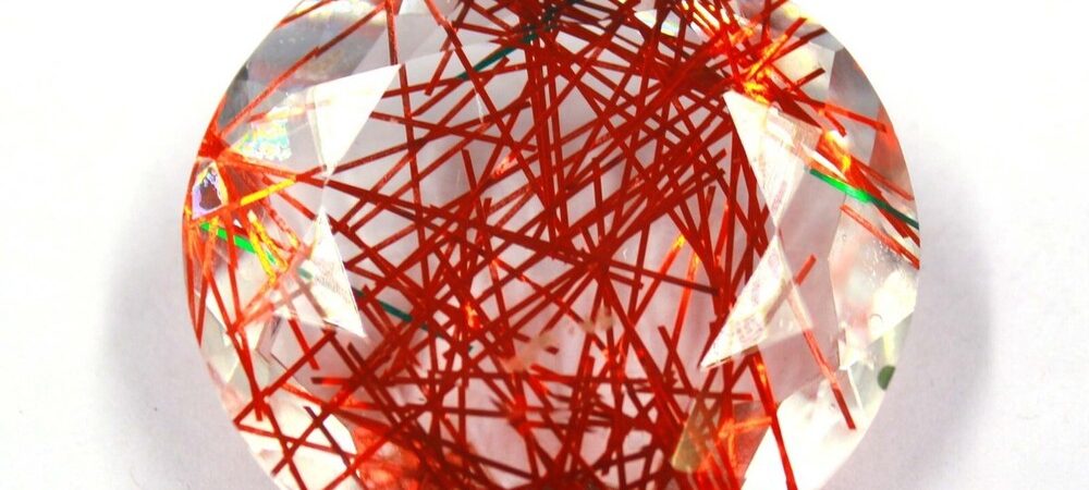 Đá thạch anh tóc đỏ (Red Rutilated Quartz)