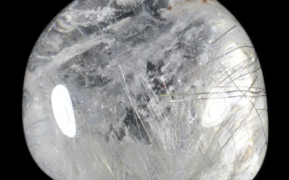 Thạch anh tóc trắng (White Rutilated Quartz)