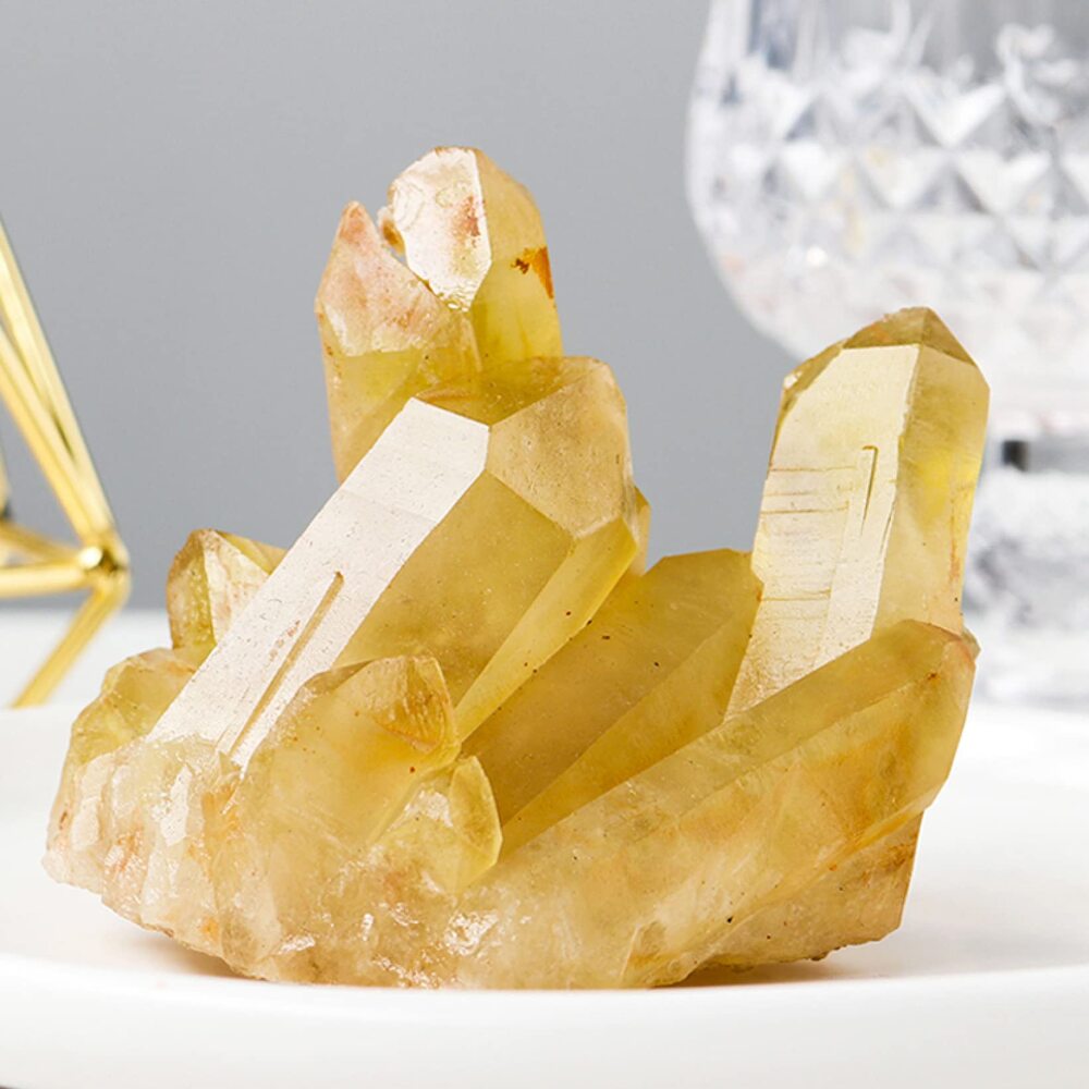 Tác dụng phong thủy của đá thạch anh vàng