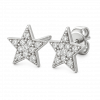 Bông Tai Kim Cương Vàng Trắng 14K Stud Hình Ngôi Sao 0.25ct Mỗi Bên - Image 2