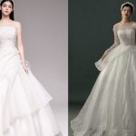 Các mẫu váy cưới xếp tầng cho cô dâu trong ngày trọng đại