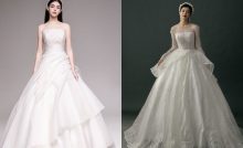 Các mẫu váy cưới xếp tầng cho cô dâu trong ngày trọng đại