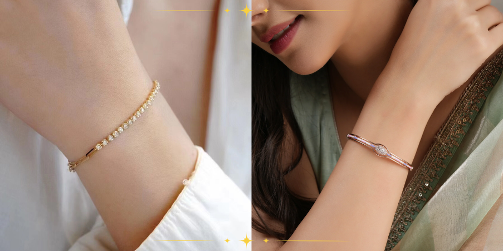 Chọn lắc tay theo dáng tay và size cổ tay