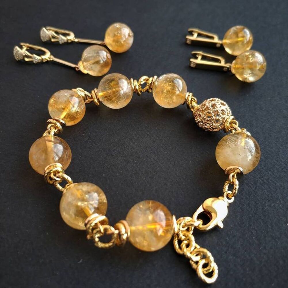 Ứng dụng đá citrine trong trang sức