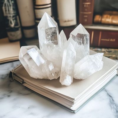 Đá Selenite là một dạng tinh thể trong suốt hoặc trắng đục