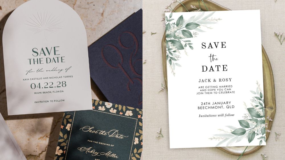 Gợi ý thiết kế thiệp Save The Date ấn tượng