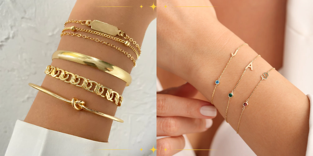 Lắc tay vàng nữ có những loại nào