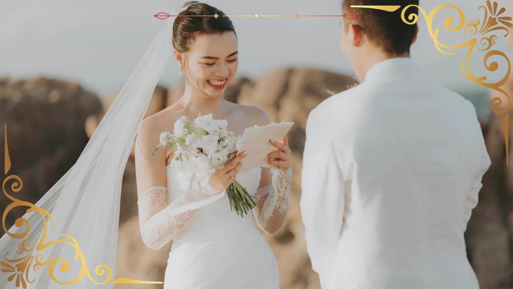 Lời thề lãng mạn khi làm lễ cưới