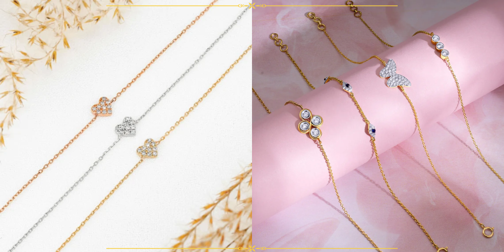 So sánh lắc tay nữ vàng 18K với các loại vàng khác