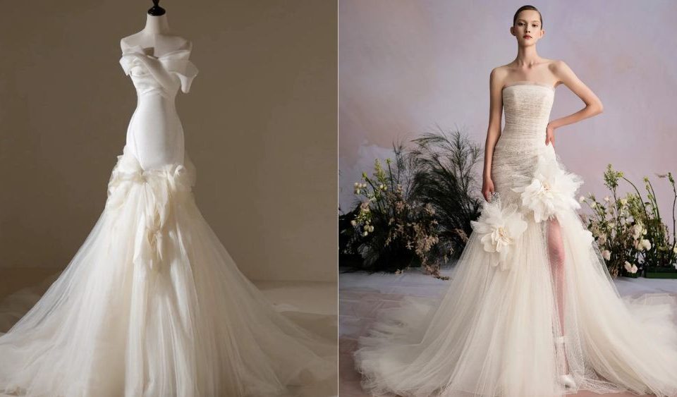Top váy cưới đuôi cá giúp nàng khoe dáng trong ngày cưới