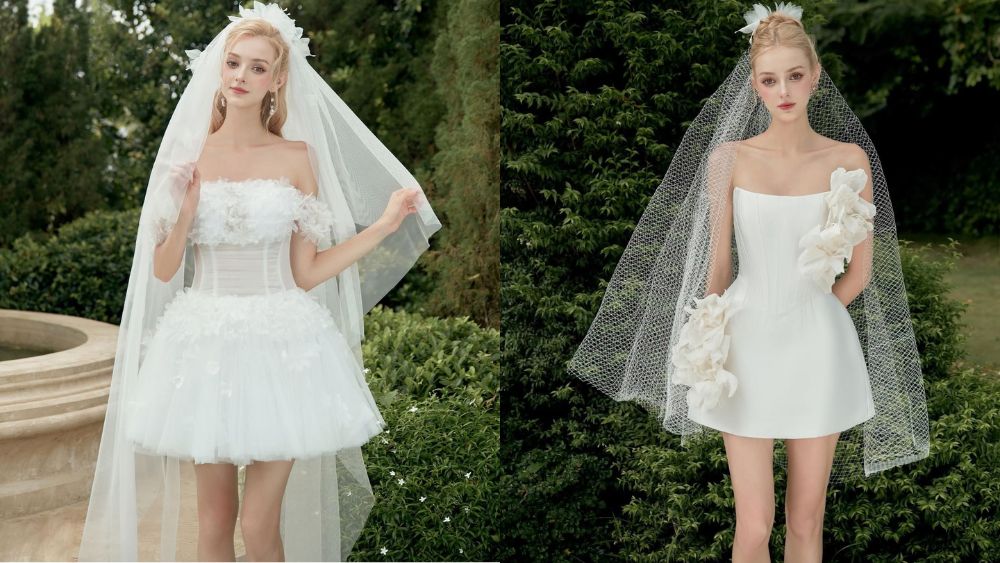 Váy Cưới Ngắn Dễ Thương
