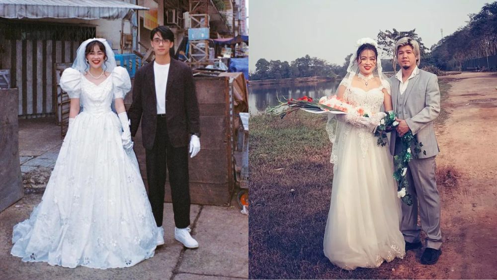 Vì sao váy cưới thập niên 90 lại được yêu thích?