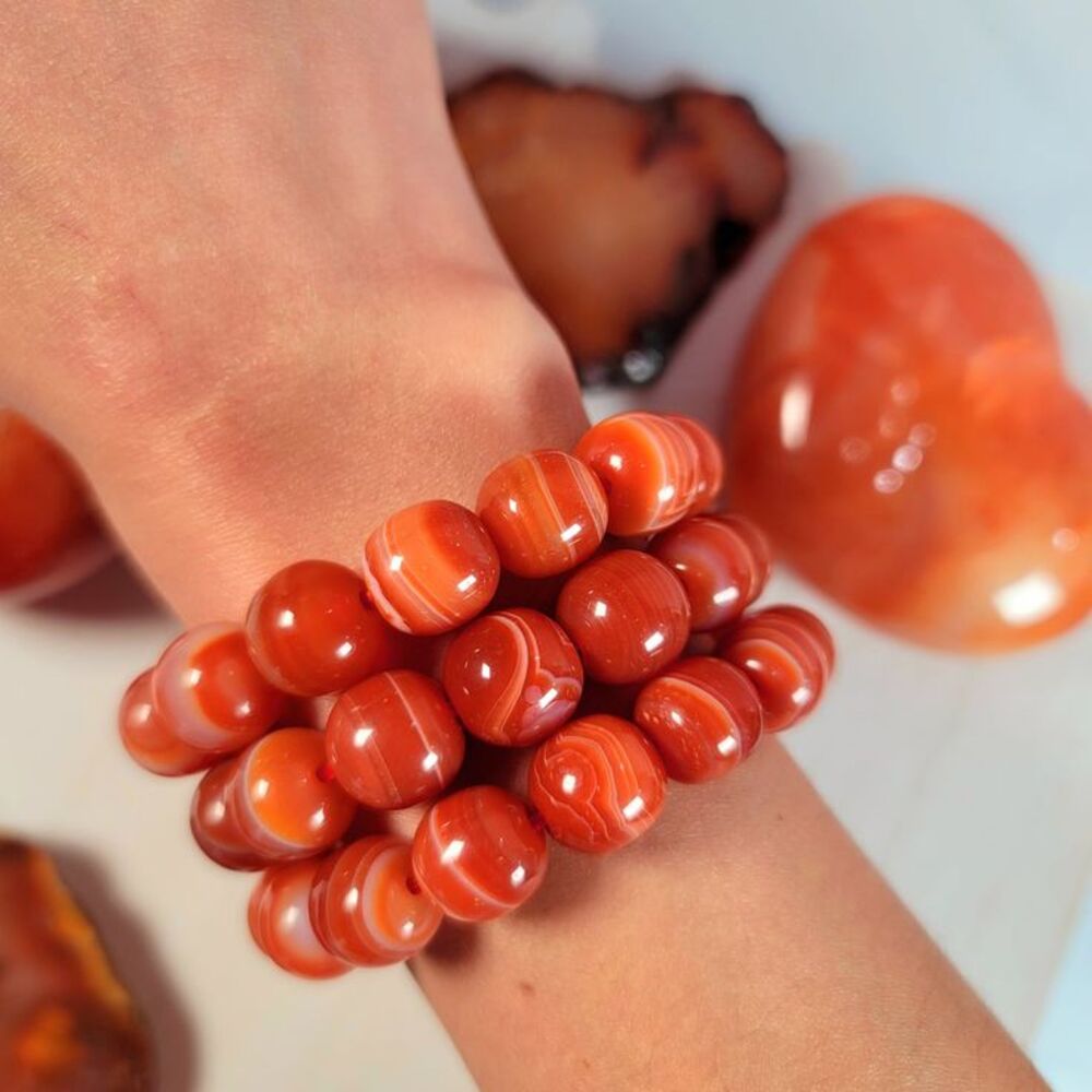 Trang sức đá Carnelian